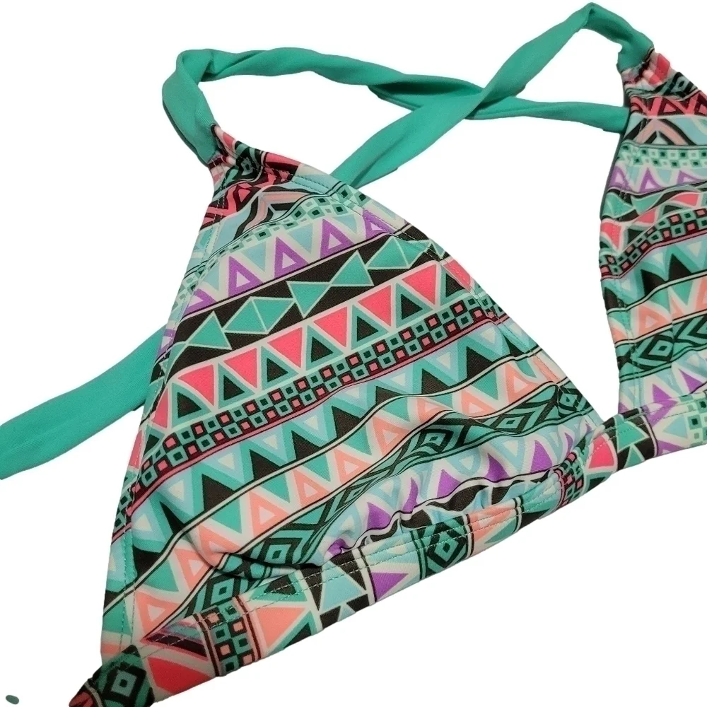 Body Glove Colorful Geometric Bikini Top, Small - Picture 2 of 7